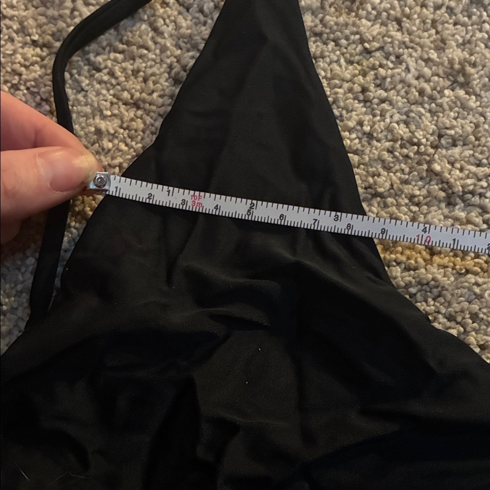 SHEIN Black One-Piece Swimsuit Thong Size Medium - Picture 8 of 10